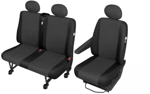 Sitzbezüge Sitzschoner Set für den Nissan Primastar 3-Sitzer geprüfte Stoff.