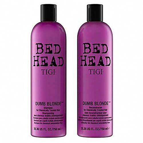 Dumb Blonde by TIGI Tween Set: Shampoo for After Highlights 750ml & Reconstructor for After Highlights 750ml