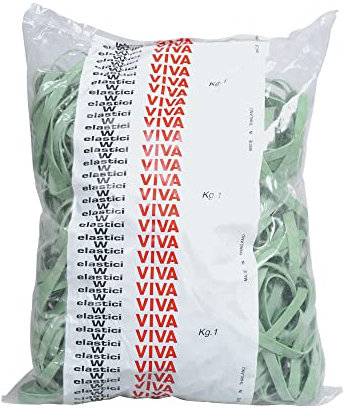 Viva Gummibänder 1000 Stück, 150 x 8 mm