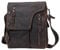 Greenburry Vintage Revolver Bag Leder Überschlagtasche braun | 24 x 29 x 6 cm