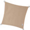 nesling Coolfit Sonnensegel (Quadrat 3,6m x 3,6m x 3,6m x 3,6m, Altweiss) Sonnenschutz, Wasser und Wind durchlässig, UV-beständig