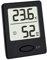TFA Dostmann Digitales Thermo-Hygrometer, Hygrometer digital für innen, Luftfeuchtigkeitsmesser zur Schimmelvermeidung, gesundes Raumklima mit Smiley, mit Komfortzonen, 4,6 x 5,9 cm, schwarz