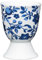 Kitchen Craft Traditional Floral Design Egg Cup, Porcelain, Blue, 9 x 12 x 16 cm