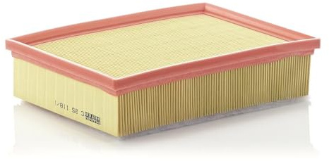 MANN-FILTER, C 25 118/1 Luftfilter | Für PKW, Saubere Luftzufuhr, Langlebiges Filtermedium, Passgenaues Design, Echte OE-Technologie