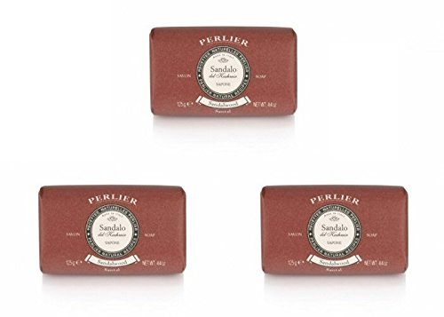 Perlier: Sandalwood Scented Soap * 4,4 Unzen (125 g) Packages * [Italienisch Import] by Perlier