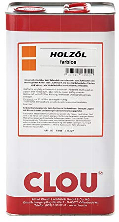 CLOU Holzöl farblos 1 Liter