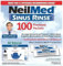 Neilmed Adult Nasal Irrigation Refill Mixture Sachets 100 by NeilMed