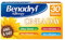 Benadryl Allergy One A Day 10 Mg Tablets - Effective and Long-Lasting Relief from Hay Fever, Pet, Skin and Dust Allergies - 30 Count