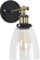 MiniSun | Retro Style Antique Brass and Black Metal Adjustable Knuckle Joint Wall Light Fitting | Wall Lamps & Sconces, Home Décor & Improvement Essential