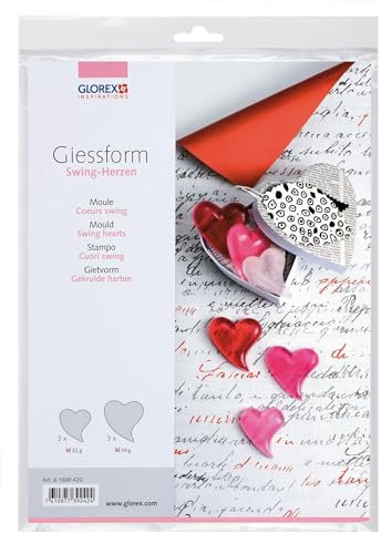 Gießform Swing-Herzen