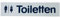 GRÄWE® Türschild 'Toiletten', selbstklebend