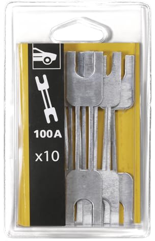 GYS Sicherungen 100 A Kit mit 10 Sicherungen, 054486, Gelb