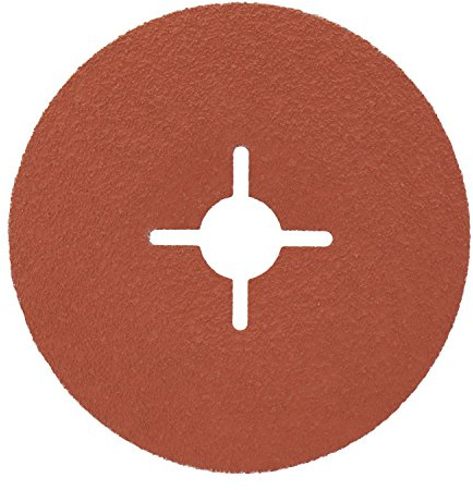 3M Cubitron II Fiberscheibe 987C – Schleifmittel mit Hochleistungs-Keramikkorn für Edelstahl & Metall – 125 mm Vulkanfiber-Schleifscheibe mit 60+ Körnung für Winkelschleifer – 5 Stück