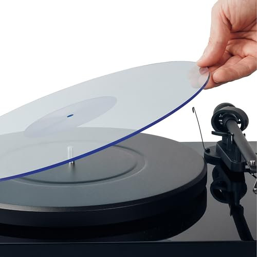 Tappetino per giradischi Hudson Hi-Fi in acrilico – BluAcceso – Slipmat per LP