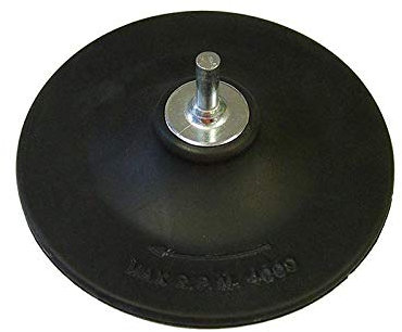 Faithfull FAIABP125 Rubber Backing Pad 125mm (5in) for use with sanding pads