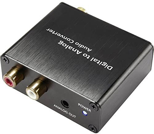 Audio Konverter [Toslink, Cinch-Digital - Cinch, Klinke] unidirektional SpeaKa Professional SP-DAC-TK/CK