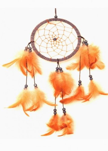 Traumfänger - Dreamcatcher Ø 11 cm, Farbe:schwarz