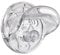 Kartell Gancio, Appendiabiti, ABS, Trasparente (Cristallo), 10.5x5x10.5 cm, 2 unità