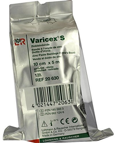 VARICEX S Zinkleimbinde 10 cmx5 m 1 St