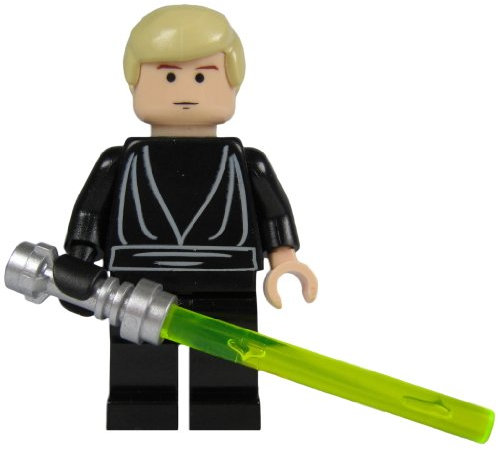 LEGO Star Wars Minifigur Luke Skywalker als Jedi Knight mit Laserschwert (aus dem Bausatz 10188)