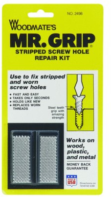 Mr. Grip Screw Hole Repair Kit by Woodmate/Mr. Grip