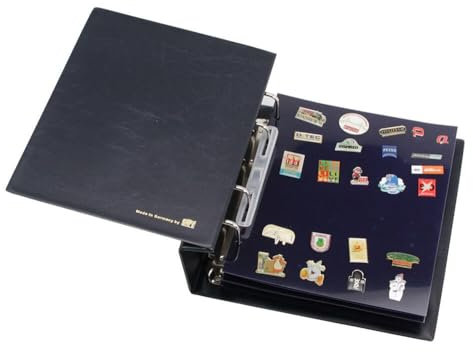 SAFE 7860 Pin Album Sammelalbum für 120 Pins + 2 Samttafel + 2 Zwischenblätter