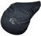 Sattelschoner, Sattelschonbezug, Fleece, schwarz mit Stickerei