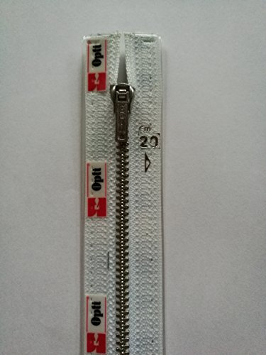 Opti M40-16-00009 Reißverschluss, 00009 Weiss, 16cm