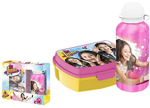 Soy Luna WD18022 Trinkflasche mit Lunchbox, Metall