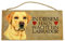 Holzschild Tierschild Hund Deko Labrador