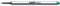 LAMY M 66 Mine 821 – Tintenroller-Mine aus Metall in der Farbe Grün für LAMY Tintenroller ohne Kappe – Strichbreite M