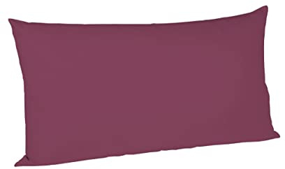 Fleuresse Colours Kissenbezug, Mako Satin, Himbeere, 40 x 80 cm