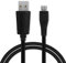CELLONIC USB Kabel (1m 1A) kompatibel mit Huawei MediaPad M1 / M2 / M3 / T1 / T2 / T3 / T5 (Micro USB auf USB A (Standard USB)) Datenkabel Ladekabel schwarz