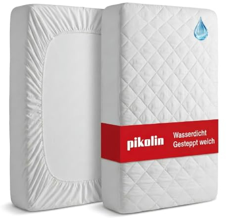 PIKOLIN Matratzenschoner Protector, 100% Baumwolle | Anpassbar, atmungsaktiv, langlebig, widerstandsfähig
