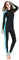 YEESAM Modest Swimwear - Taucheranzug Damen Herren Mädchen UV Schutzkleidung Sunsuit Ganzkörperansicht Badeanzug Overall Watersport (Blau, Int'l - M)