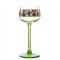 Collection HANSI - 6 Verres à Vin d'Alsace décor couleur d'après Hansi