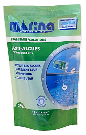 Marina - Sachet unidose SOS Anti-algues choc pour 10 à 15 m³