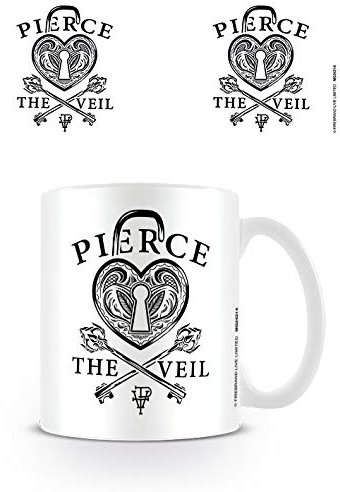 Pierce the Veil Kaffeebecher Lock weiß