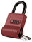 ShurLok SL-300W 4 Dial Numbered Key Storage Combination Lock Box, Burgundy