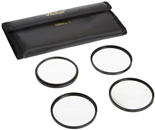 Vivitar Series 1 + 1 + 2 + 4 + 10 Close-up Filtro Macro Set con Funda (72 mm)