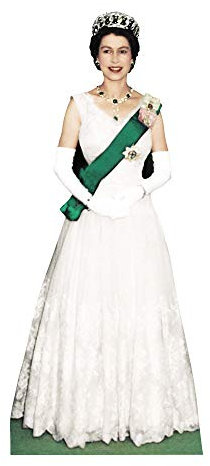 Star Cutouts Pappfigur Queen Elizabeth II 1956
