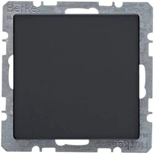 Tapa ciega, con base y garras, Q.1/Q.3, antracita, aterciopelado