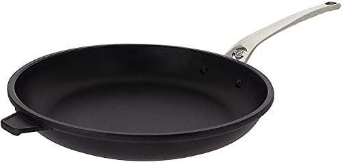 De Buyer - Runde antihaftbeschichtete Pfanne CHOC EXTREME - 32 cm - 8300.32, Schwarz