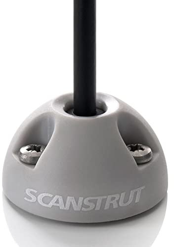 Scanstrut DS6-P Pasacable Estanco para Cables de 2 a 6mm Plástico, Gris Acero