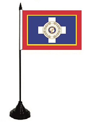 U24 Tischflagge Athen Fahne Flagge Tischfahne 10 x 15 cm