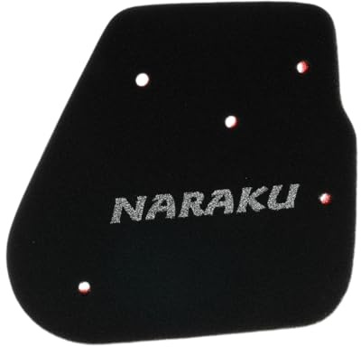 Naraku Double Layer Luftfilter kompatibel mit ATU Explorer Race GT 50 | Luftfiltereinlage aus Schaumstoff für originalen Luftfilterkasten am Roller; kompatibel mit CPI, Keeway; Motorcode 1E40QMB
