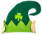 Festlicher Filzhut St. Patrick's Day Leprechaun-Elf, Partyhut grün/beige, Einheitsgröße, 33 x 27,9 cm