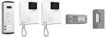 TC275- BELL SYSTEM BLV2 2 WAY BELLINI COLOUR VIDEO DOOR ENTRY INTERCOM SYSTEM & LOCK RELEASE