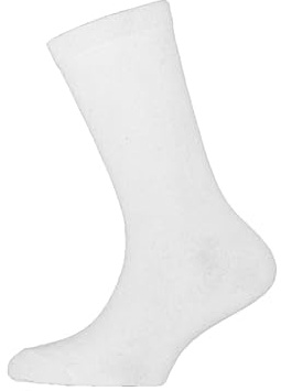 Childrens/Kids Plain Cotton Rich School Socks (Pack Of 3) (UK Shoe 9-12 , Euro 27-30 (Age: 5-7 years)) (White)