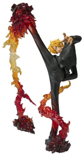 TAMASHII NATIONS Bandai FiguartsZero Sanji Diable Jambe Flambage Shot Actionfigur